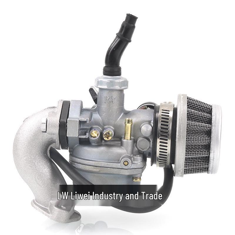 Off-Road ATV/Beach/Motorcycle Carburetor Kit with PZ19 Intake Pipe & Air Filter