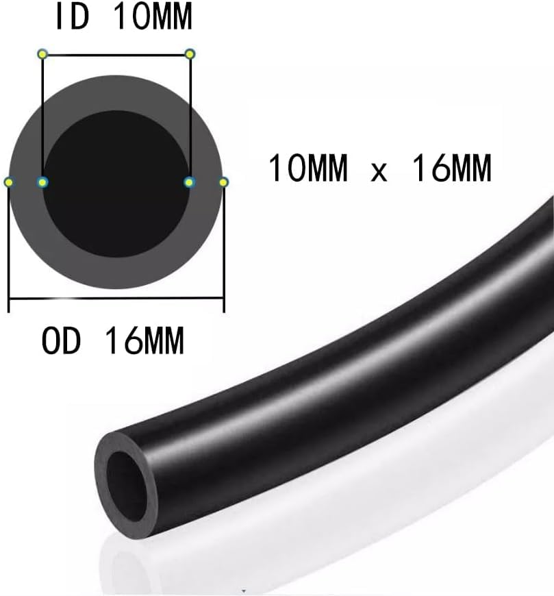 ZAP Performance Vacuum Hose, Inner Diameter: 3.9 x 3.3 ft (10 mm x 1