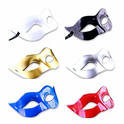 IRIWA Masquerade Mask Set of 6 Halloween Colors, Cosplay, Costume, Party, Event,