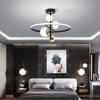 Nordic Style LED Chandelier: Modern Magic Bean Design for Bedroom, Living Room, and Study.