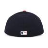 New Era MLB Authentic Home LP Low Profile Fitted LC Low Size Size Authentic On-Field Cap, Crown, Navy, 7-3/8, 59FIFTY, LP5950. on-field hat. [Used]