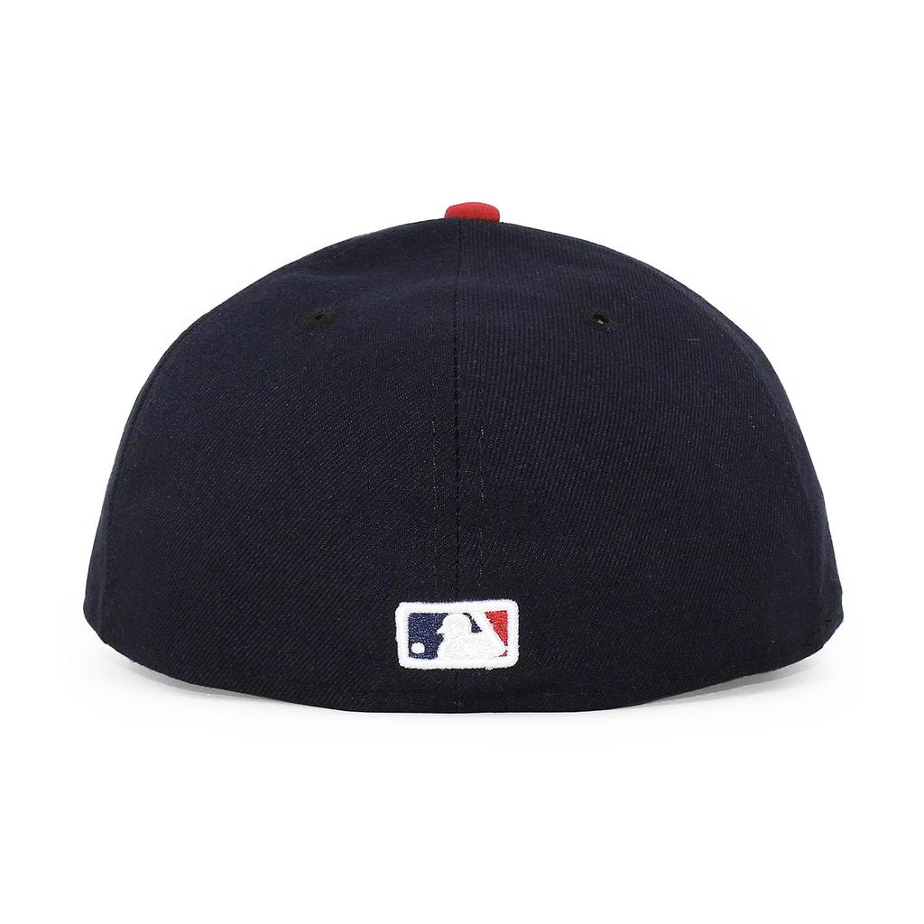 New Era MLB Authentic Home LP Low Profile Fitted LC Low Size Size Authentic On-Field Cap, Crown, Navy, 7-3/8, 59FIFTY, LP5950. on-field hat. [Used]