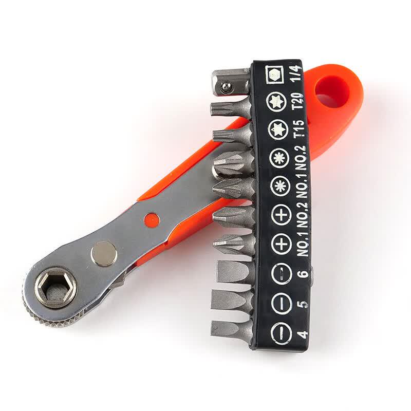 Thin-wall Ratchet Screwdriver & Wrench Set