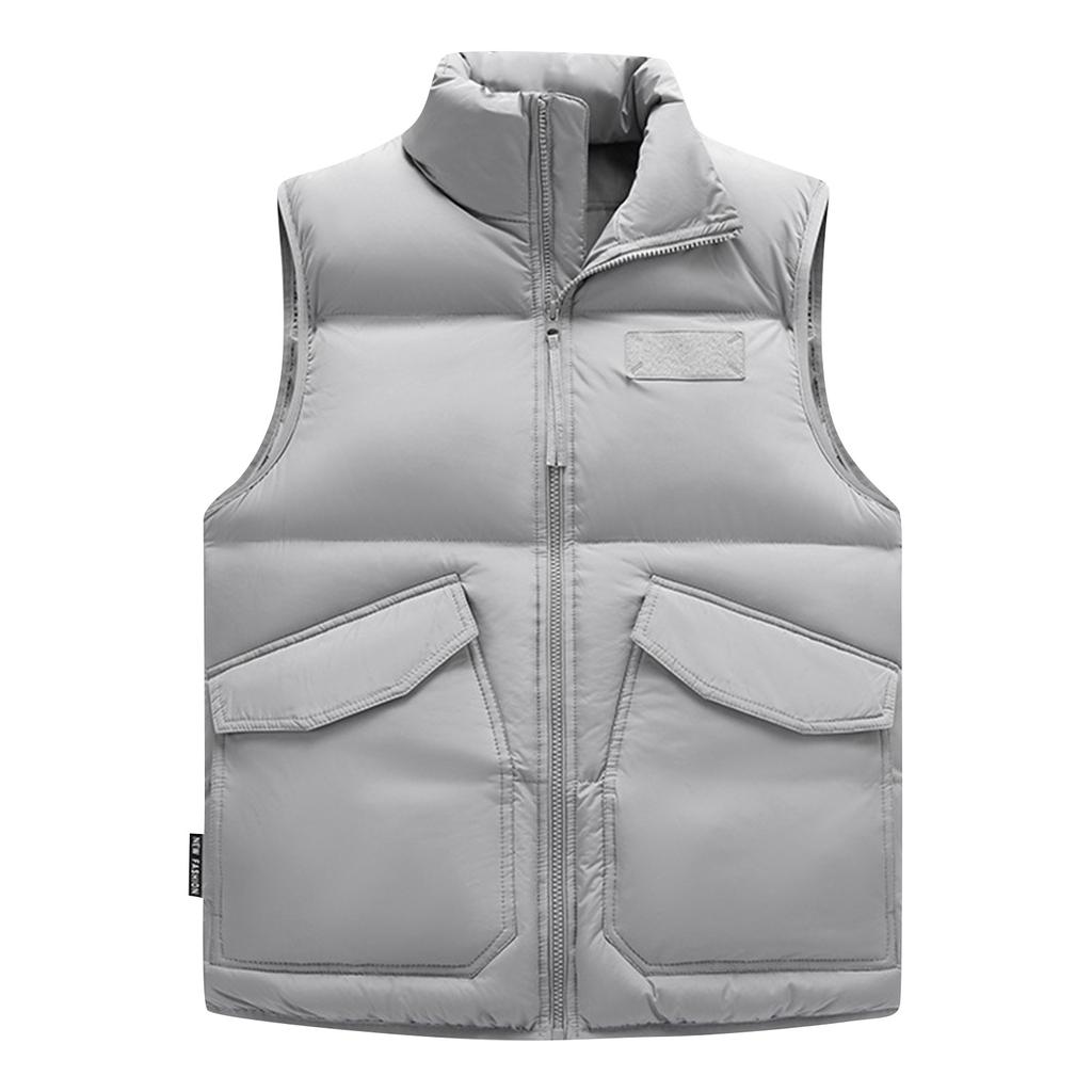 Winter Clean Standing Collar, Down Cotton Camisole, Slim Fitting And Handsome Young Man