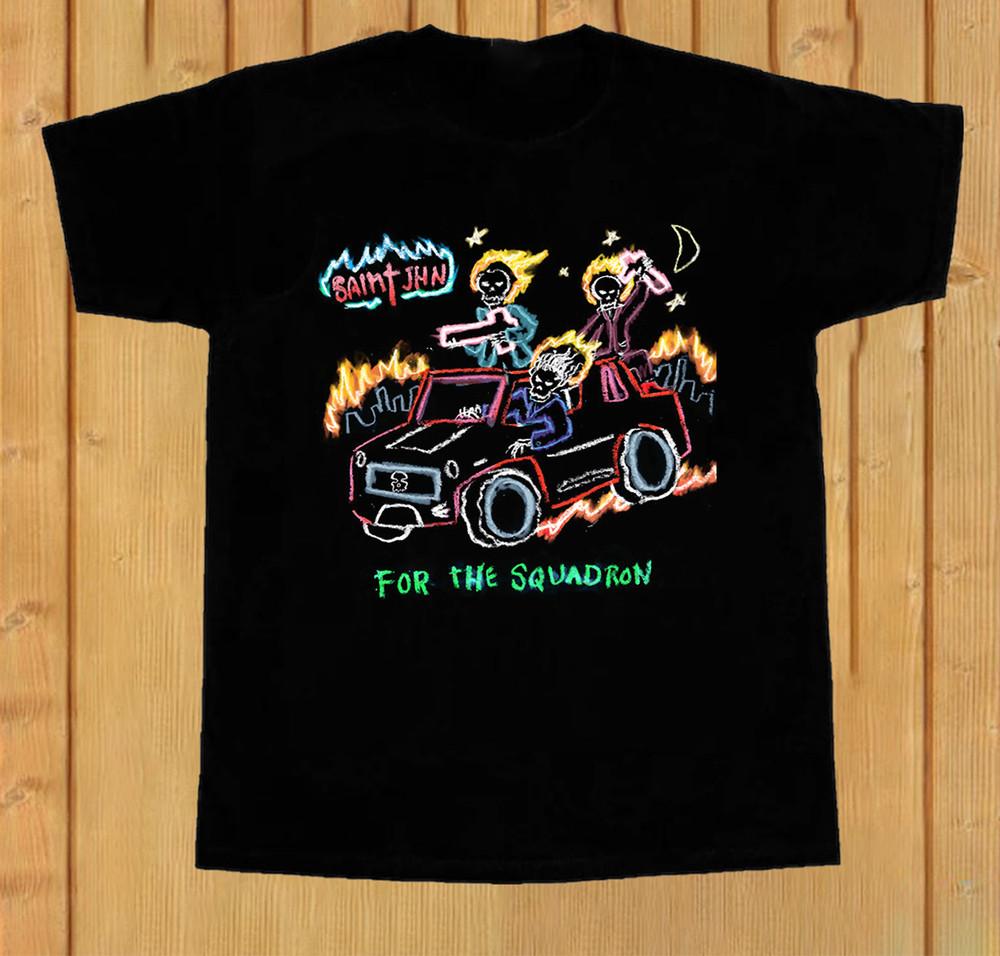 SAINt JHN While The World Was Burning Album Unisex Tee Shirt MC727 Unisex T-Shirt XL