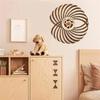 M-Modern-Handmade Retro Dynamic Sculpture Dynamic Wall Art Wooden Windmill Reverse Statue For Living Room Home Decoration Crafts