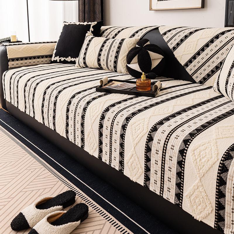 

Minimalist Style High-end Feel Thickened Sofa Cover Fabric Irregular Anti Slip One-piece Sofa Cushion New All Season Universal 70x70cm