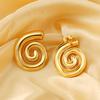 Sweet And Cute Conch Decorative Stainless Steel Earrings Suitable For Women To Wear And Wear For Summer Travel