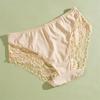 Braguitas Florales de Encaje para Mujer Sexy Ropa Interior Transparente Tallas Grandes Calzoncillos Femeninos Sin Costuras Lencería Calada S-XXL