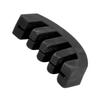 2PCS Black Color Rubber Violin Mute Rubber Silicone Violin Mute  For Violin Lovers