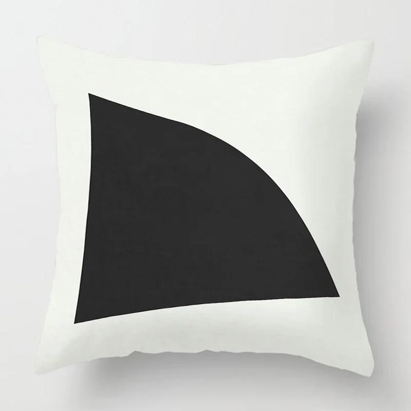 Housse De Coussin Style Géométrique Abstrait, Taie D'oreiller Décorative Moderne Pour Canapé-lit