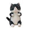 New Seth Dudu Striped Simulation Lying Down Cat Kitten Doll Children Sleeping Soothing Doll Birthday Gift