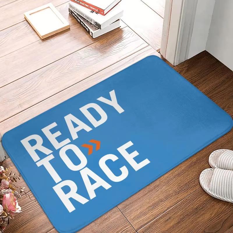 Ready To Race Doormats Entrance Welcome Floor Mat Kitchen Rug Home Bedroom Living Room Decor Doormat Machine Washable Foot Mats