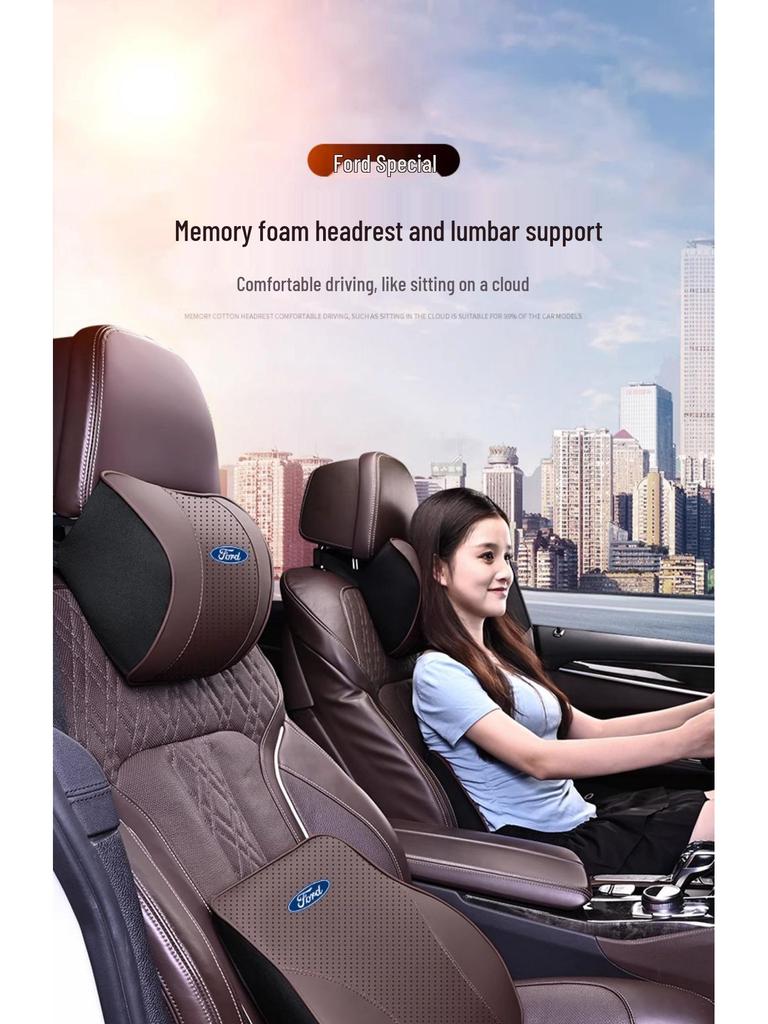 Zagłówki i podpórki pod szyję do samochodów Ford Mondeo, Focus, Explorer, Taurus i Edge