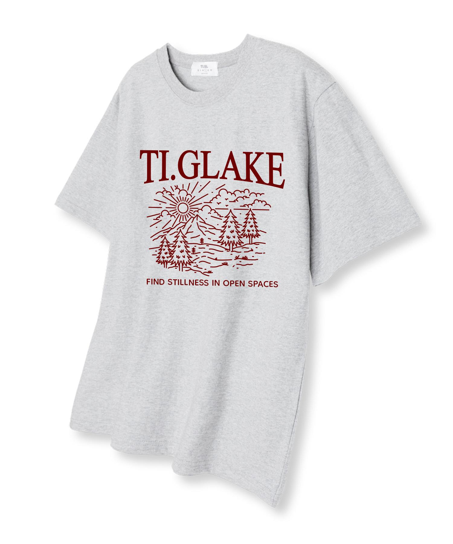 Футболка с коротким рукавом Tee Glake Open Space Светло-серая L