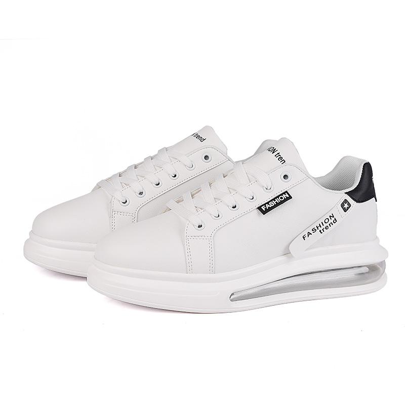 Four Seasons Air Cushion Shoes Men's Non-slip Casual Shoes Junior High School Daily Running Shoes Men's Small White Shoes