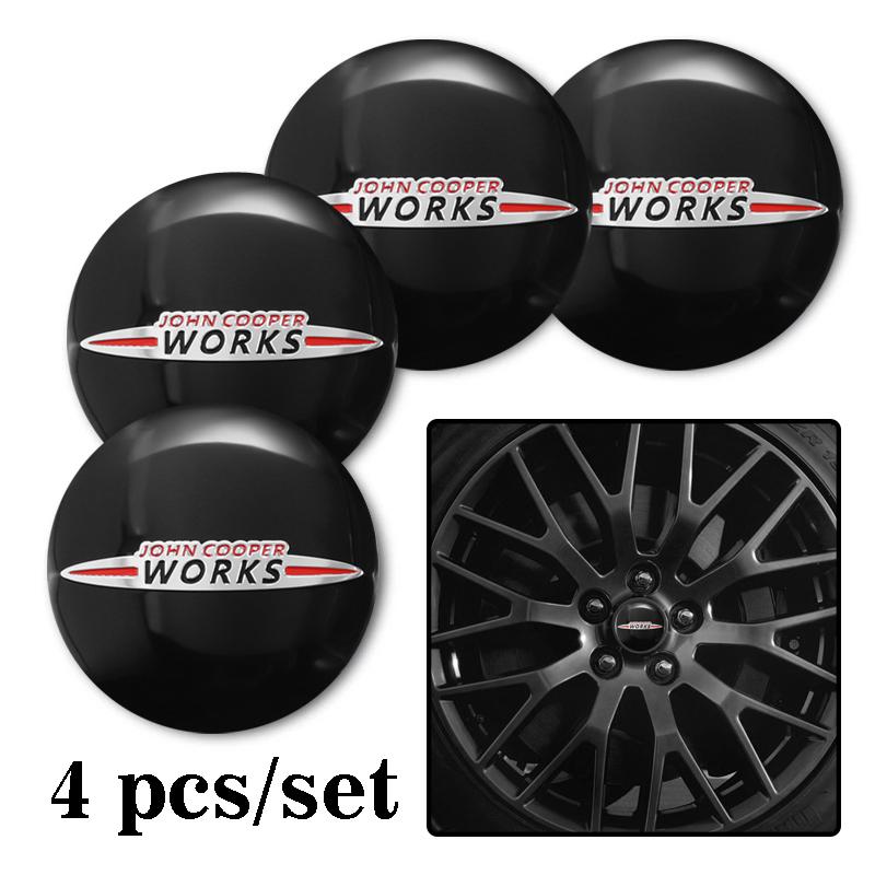 

4Pcs Car Emblem Wheel Hub Center Cap Stickers Rim Badge Cover For Mini F54 F55 F56 F57 F60 R50 R53 R55 R56 R57 R58 R59 R60 R61