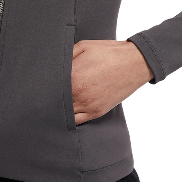 Nike Sport Casual Breathable Stand Collar Jacket Women Outerwear Gray DD5534-254