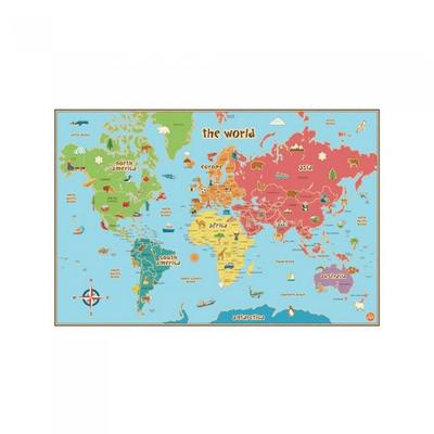 Wallpops Childrens/Kids Laminated Map