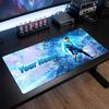 Tappetino Mouse Grande Personalizzato Cristiano Ronaldo, Stampa Testo Nome Personalizzato, Tappetino Scrivania Antiscivolo Logo Calcio Regalo Gaming