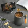 Multi Solid Color Ergonomic Handgrip Insulated Cup Fit Home Office Multiple Daily Beverage Matching Factory Direct Sales