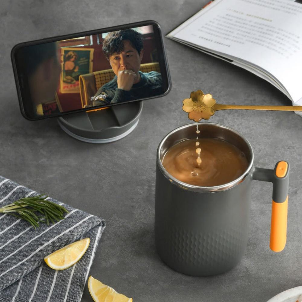 Multi Solid Color Ergonomic Handgrip Insulated Cup Fit Home Office Multiple Daily Beverage Matching Factory Direct Sales