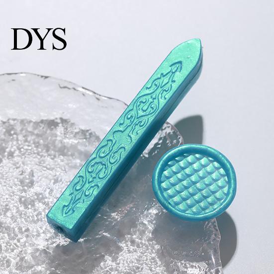 Premium Wax for Seal Stamping 6PCS Aurora Sealing Sticks, Multi-color Gradient Strips, Without Handmade Sticks Stationery Core Stamp, Envelopes