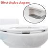 4pcs Anti-slip Toilet Seat Bumper Strong Buffer Adhesive Function Bidet Seat Bumpers Comfortable Toilet Lid Cushion