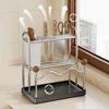 Stainless Steel Chopsticks Rack Rustproof Cutlery Drying Rack Pot Lid Rack  Tableware Storage