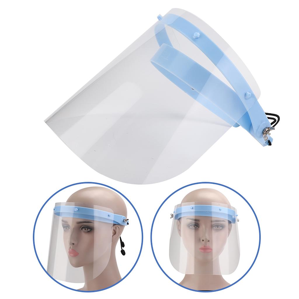 10pcs Dental Face Shield Waterproof Antifog Protective Face Cover with Frame