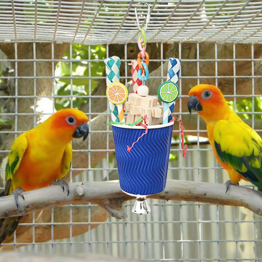 Bird Chew Toys Hangable Shredding Chew Foraging Toys Bird Toys Chew And Foraging Toys For Parakeets Birds Parrots Budgies