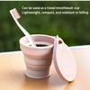1-10PCS Foldable Large Capacity Cup Mini Telescopic Cup Silicone Portable Tea Cup Outdoor Travel with Lid Coffee Telescopic Cup