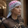 Dámská šála Kostkovaný potisk Hidžáb měkké šátky a zábaly Dámská návrhářka Foulard Pashmina Bandana Muslimský šátek