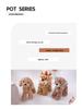 Forest Animal Plush Toys: Little Deer & Teddy Dog Figures for Kids