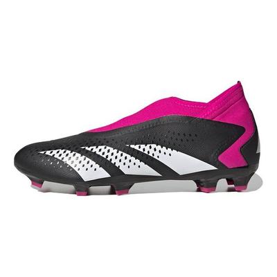 Predator Accuracy.3 Sem Cadarços FG Own Your Football Pack Tênis Unissex Preto Core-Black Branco Cloud-White GW4597