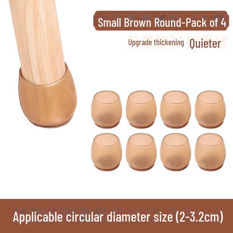 

Потовщені фетрові чохли для ніжок столів та стільців - безшумні захисні покриття для підлоги No specification