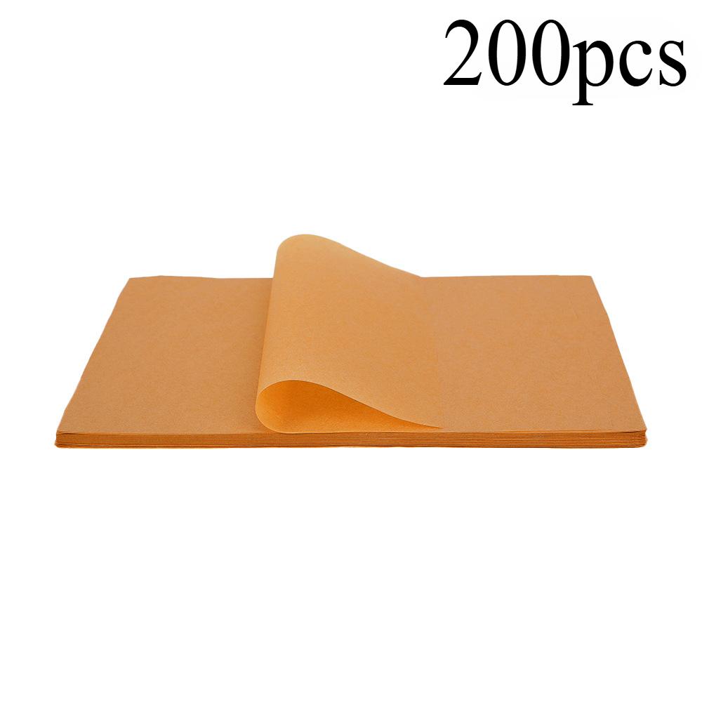 Obdélníkový pergamenový pečicí papír se silikonovým povrchem odolným proti oleji pro grilování, vaření v páře, papír odolný proti oleji