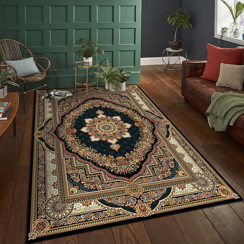 Amerykański Retro Dywan Perski Mata Pod Drzwi Boho Dywan do Salonu Mata Podłogowa
