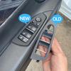 LHD, comutator de control al ferestrei ușii din față a mașinii, capac ornamental al panoului cadru exterior pentru BMW Seria 7 F01 F02 730 735 740 745 750 760
