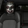 Einfach zu installierendes Autozubehör Universale Abdeckung, Horror-Kopfstützenbezüge, Atmungsaktive Passform Innenausstattung Elastisches Styling für Limousine, LKW,