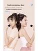 New K19 Wireless Bluetooth Speaker Microphone: Portable, Outdoor/Indoor Karaoke with Lights