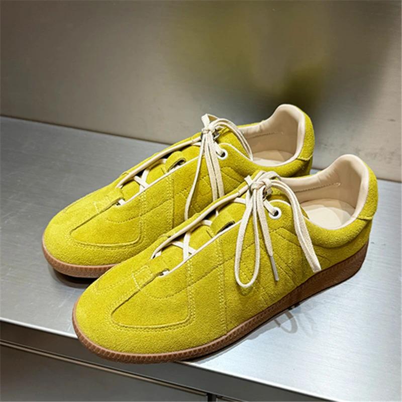 Fashion Women's Shoes Retro Fashion Flat Heel All Match Casual Trainers Solid Tennis Female Sneakers Runway Sport Shoes