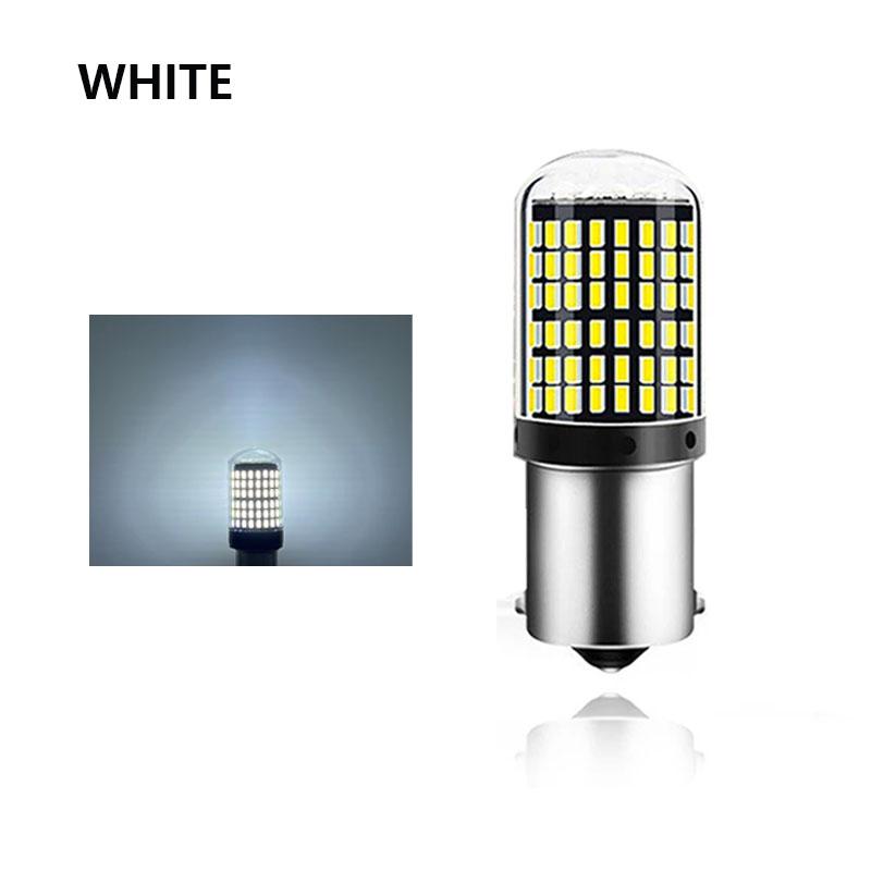 2Pcs Car LED 1156 BA15S P21W BAU15S PY21W T20 7440 W21W 3157 1157 P21/5W W21/5W LED Bulbs 144SMD Canbus Lamp Turn Signal Light