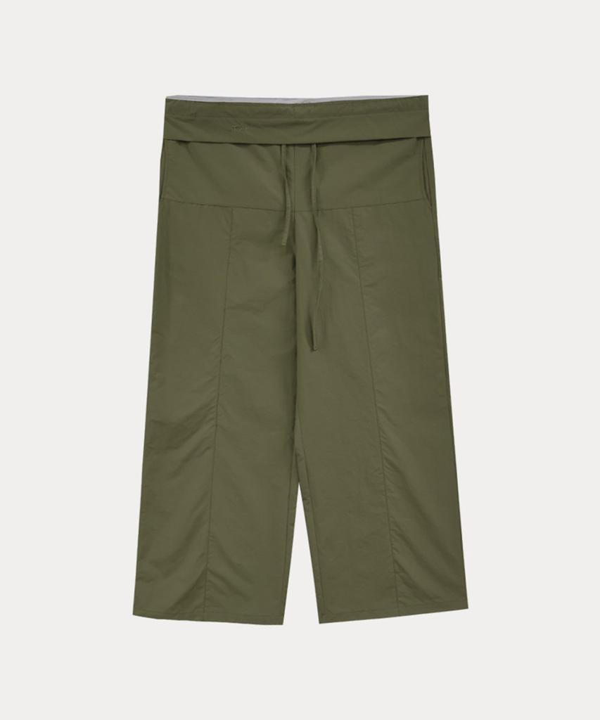 TARVERT Nova Foldover Nylon Pants - Khaki