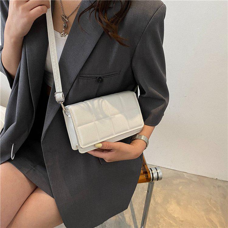 Beliebte 2025 Damen Diamant-Steppung Crossbody Minitasche - Schicke Koreanische Mode Einzel-Schultertasche