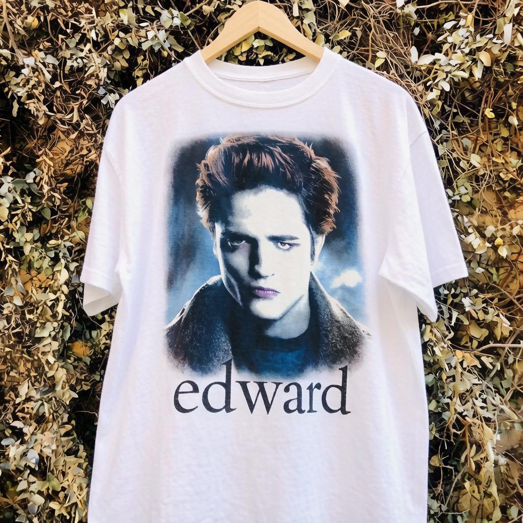 Vintage The Twilight Saga Edward Tshirt Unisexs Tshirts Fashionable Versatile Clothes of Unisex Y2k Clothes Unisex Drip Clothing