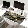 Black Gold Textured Mouse Pad Notebook Ip Computer Office Game Non-slip Rubber New Large Table Mat
