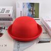 Meier Autumn and winter Korean version trend imitation wool styling small round hat, British retro top hat, round hat for men and women