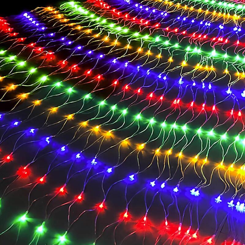 Jucheng Spring Festival Warm White Fishing Net String Lights