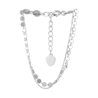 Silver Ankle Bracelet Without Stones (2052685)